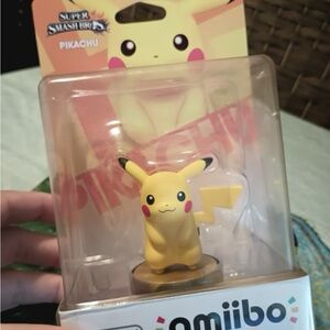 Pikachu Amiibo Nintendo Pokemon Super Smash Bros Video Game Figure
